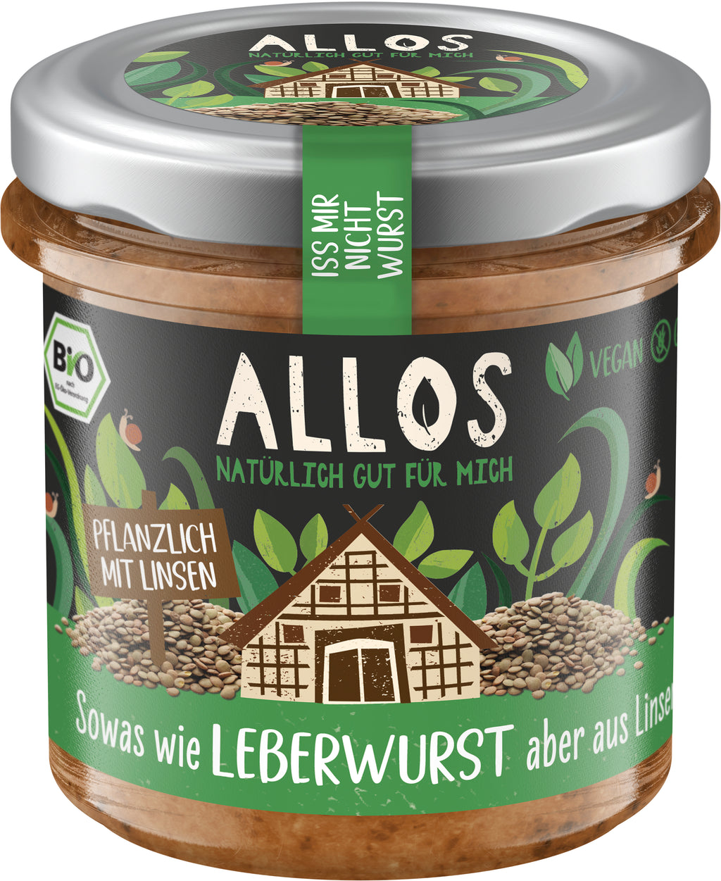Aufstrich Iss mir nicht Wurst Leberwurst 135 g