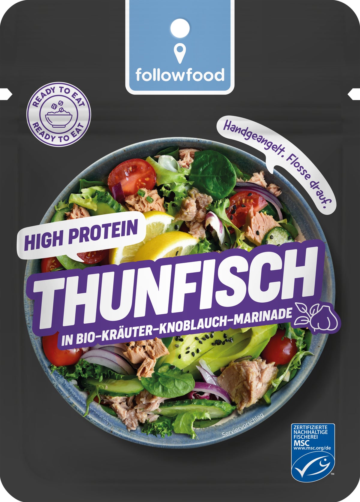 Thunfisch in Kräuter-Knoblauch Marinade MSC im Beu 100 g