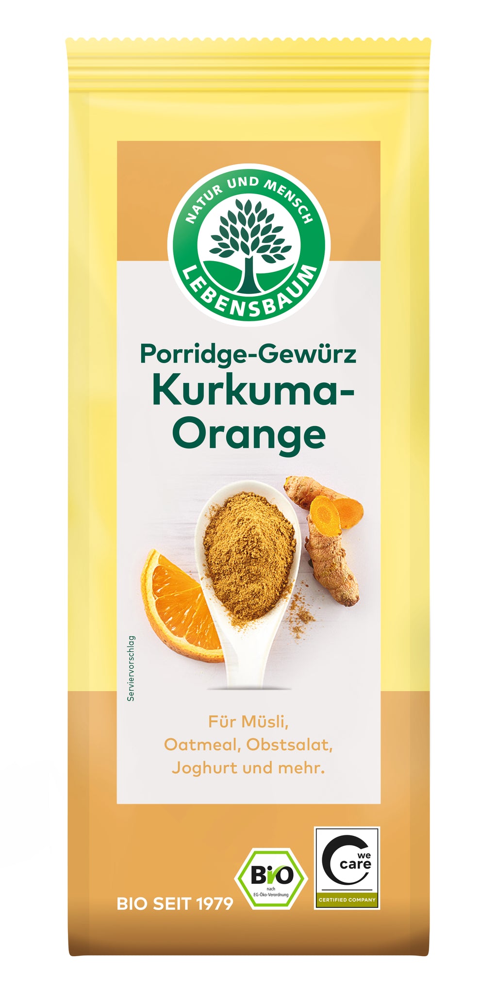 Kurkuma-Orange Porridge-Gewürz 50 g