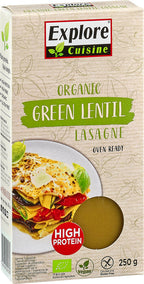 Lasagne aus grünen Linsen 250 g