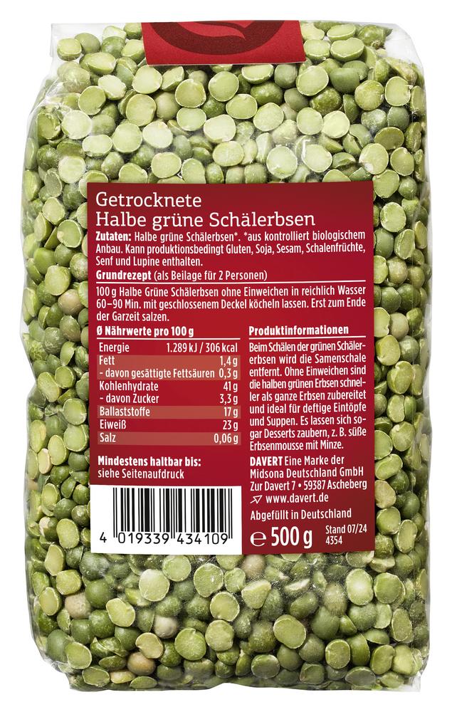Halbe Schälerbsen 500 g