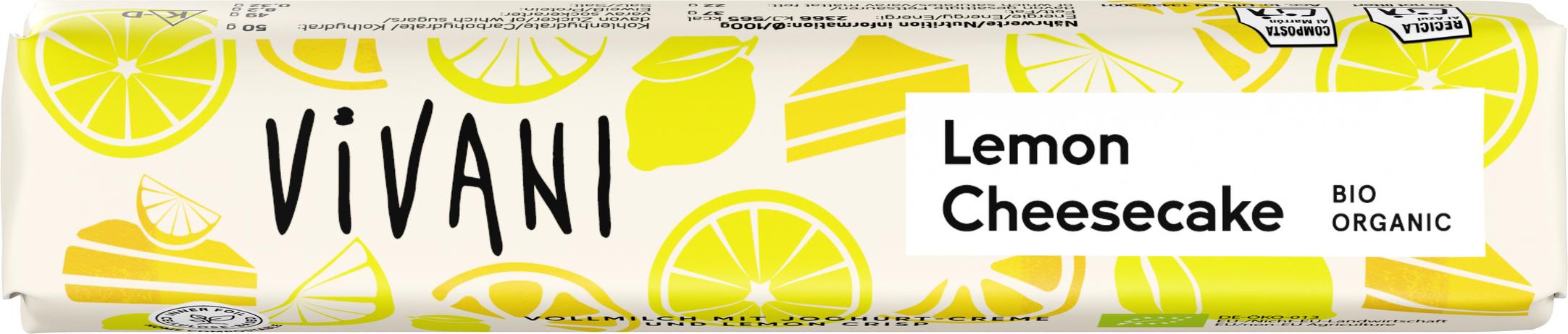 Lemon Cheesecake Riegel 40 g