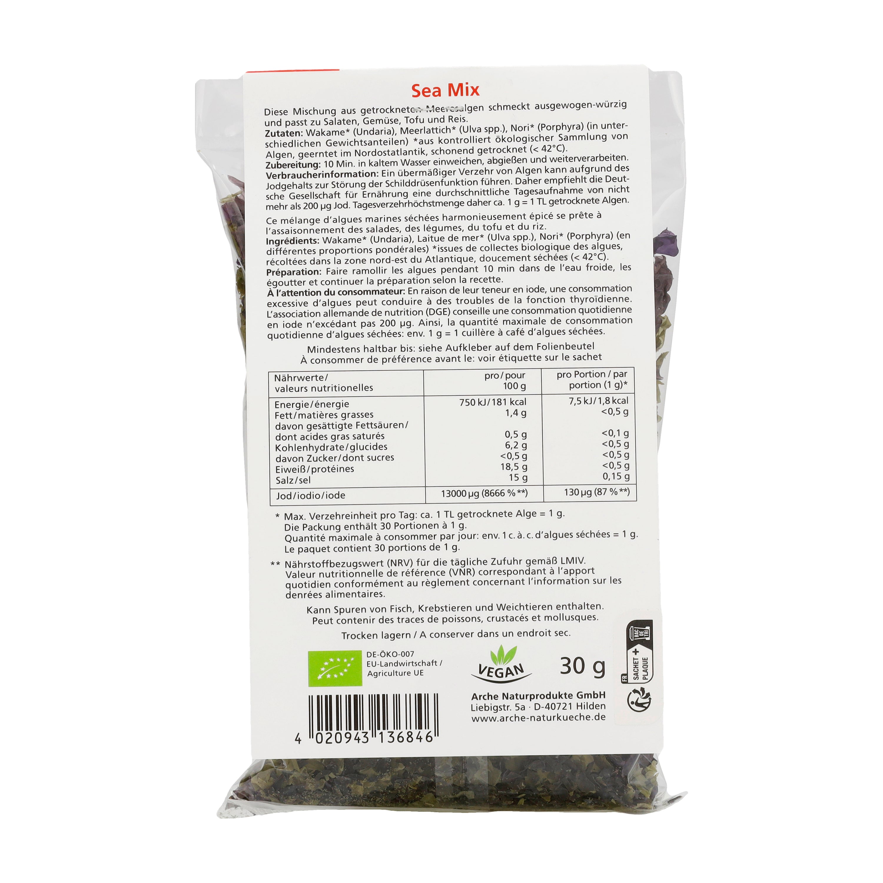 Meeresalgenmischung Sea Mix 30 g