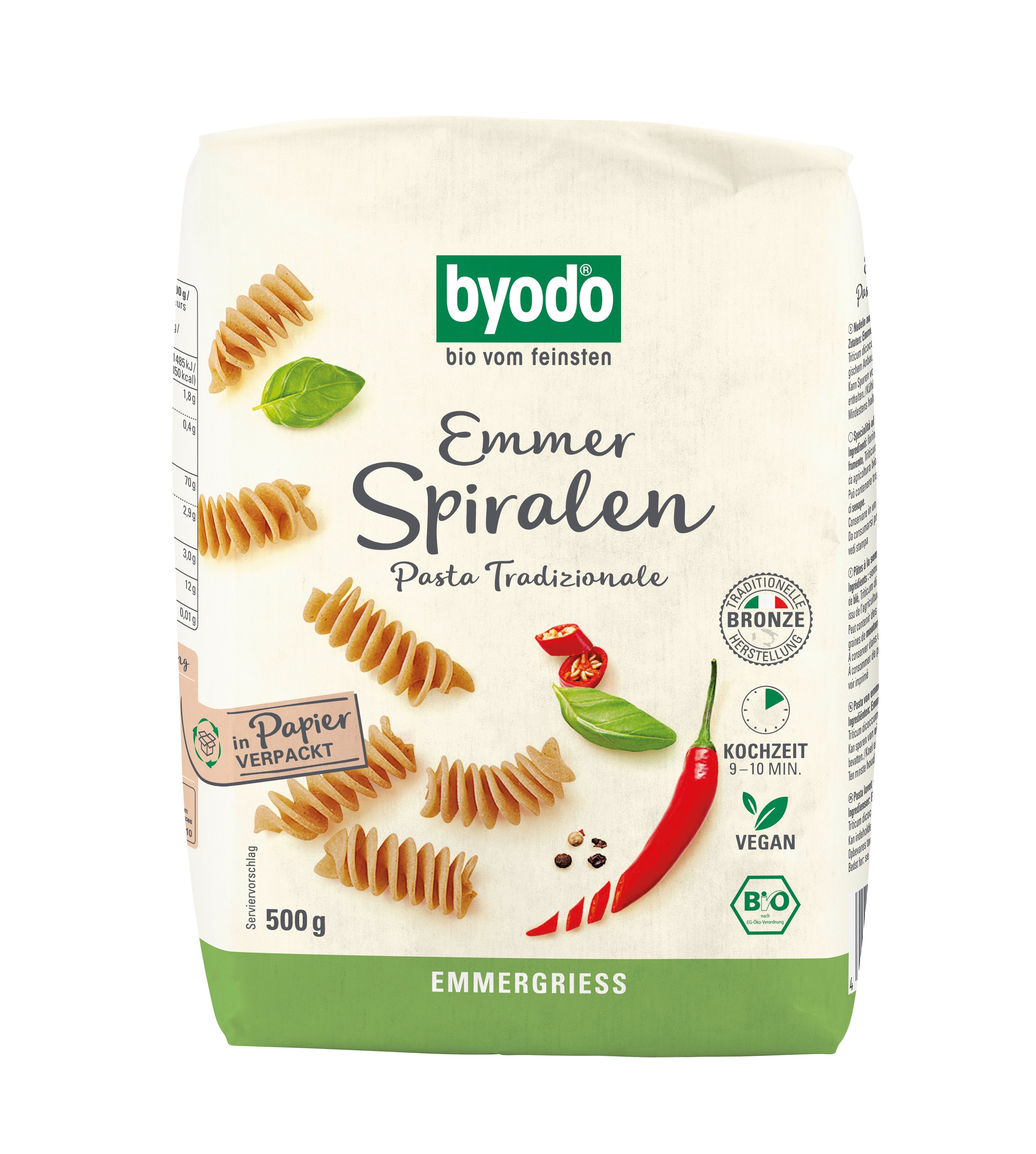 Spiralen Sommerdinkel 500 g