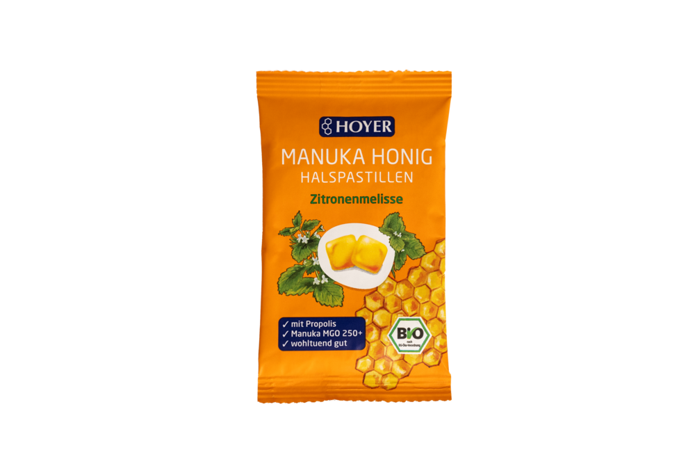 Manukahonig Halspastillen Zitronenmelisse 30 g