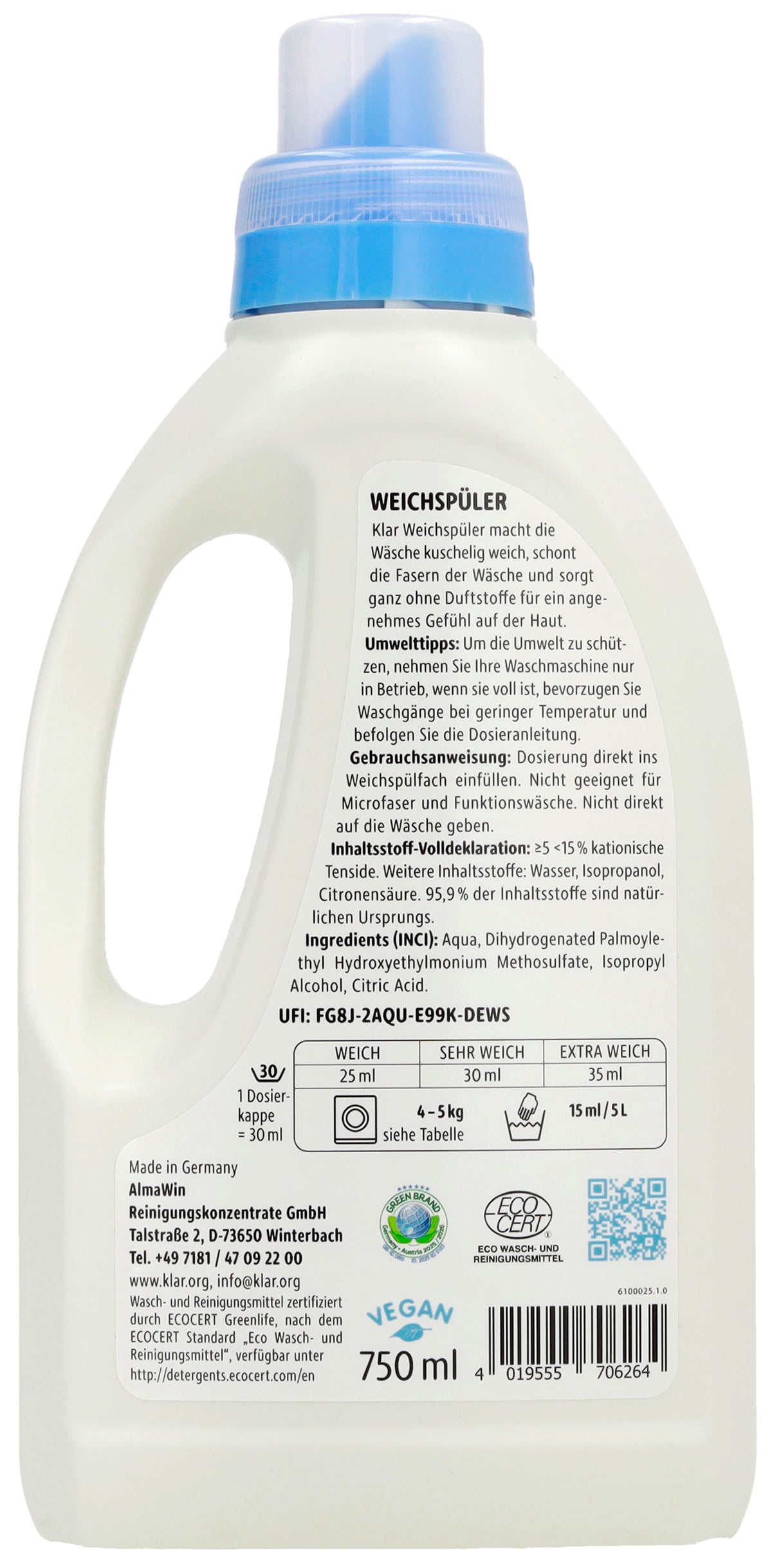Weichspüler 750 ml
