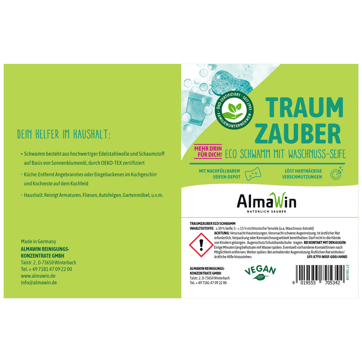 SauberZauber Eco-Schwamm 2 Stk