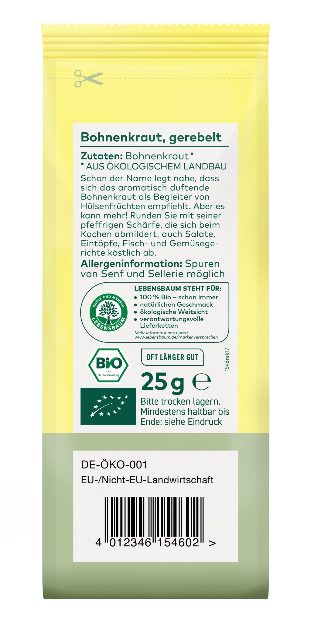 Bohnenkraut  geschnitten 25 g