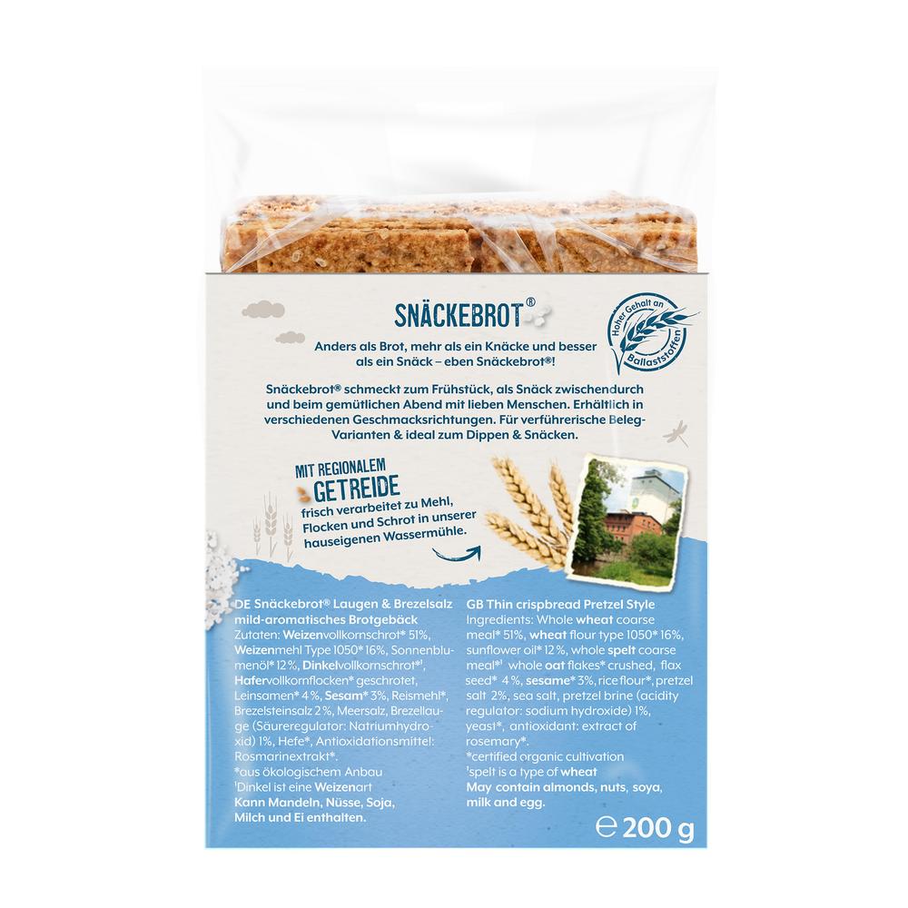 Snäckebrot Brezelsalz & Laugen 200 g