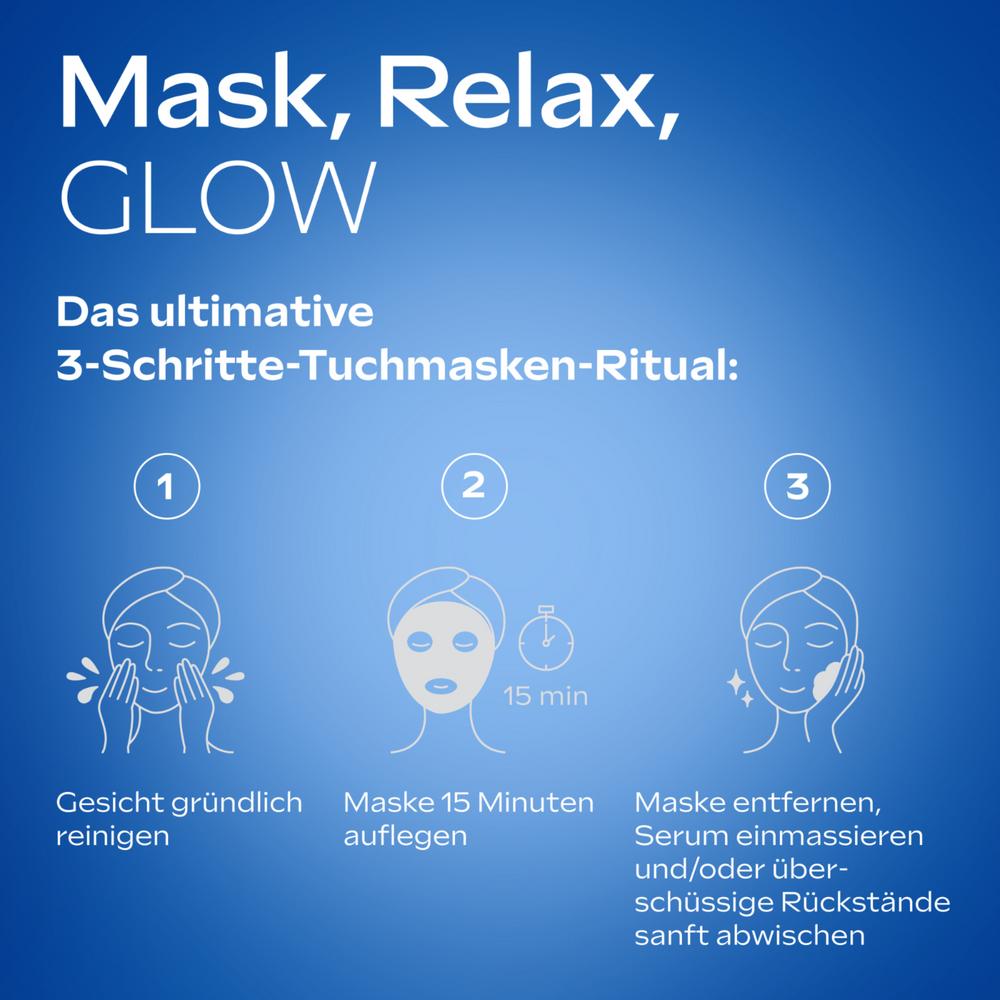 Exo Boost Collagen Tuchmaske Blauer Enzian 20 ml