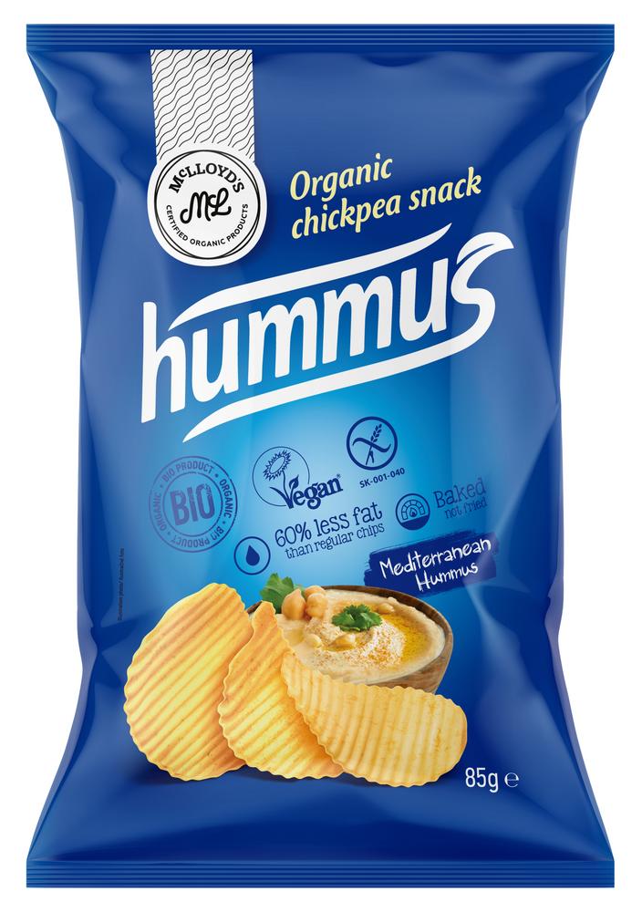 Kichererbsenchips mit mediterranem Hummusgeschmack 85 g