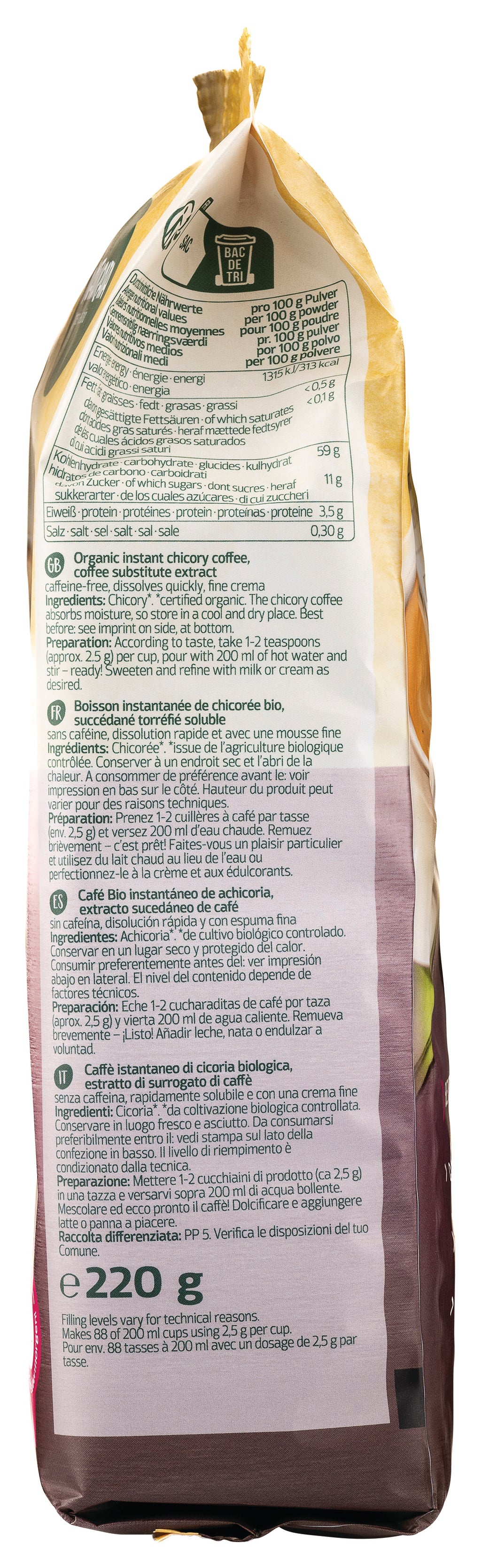 Zichorienkaffee instant NFB 220 g