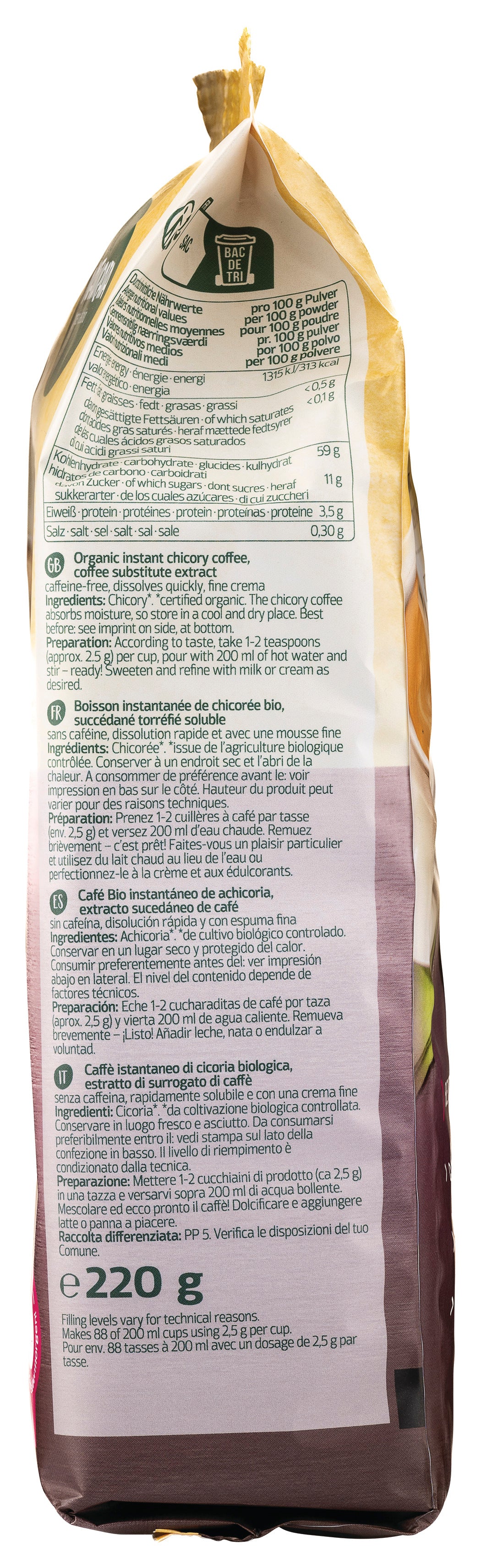 Zichorienkaffee instant NFB 220 g