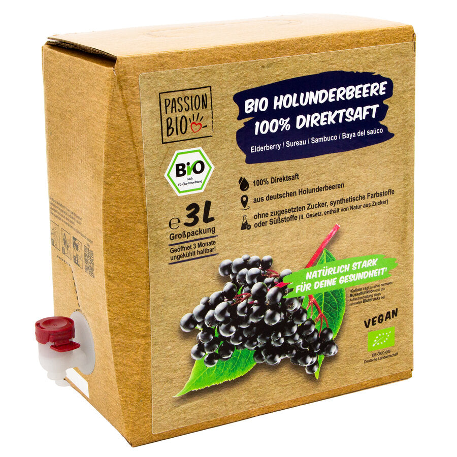 Holunderbeersaft 100% Direktsaft 3 l