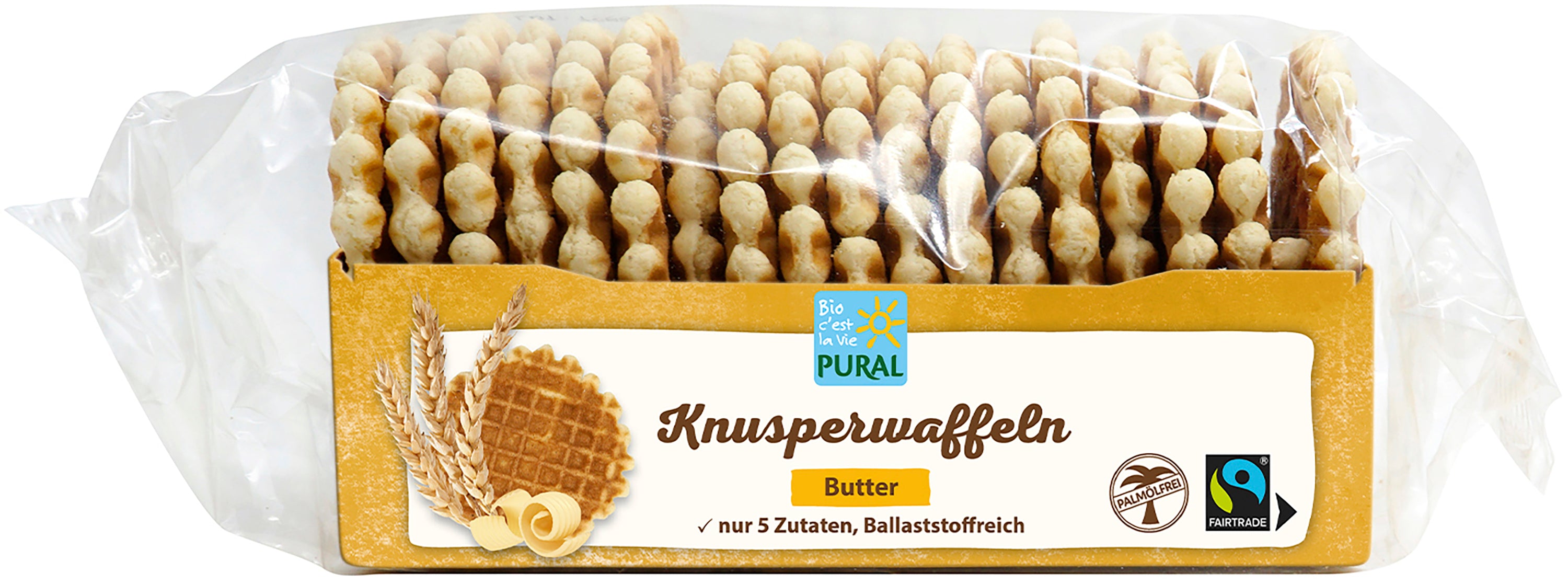 Knusperwaffeln mit Butter 165 g