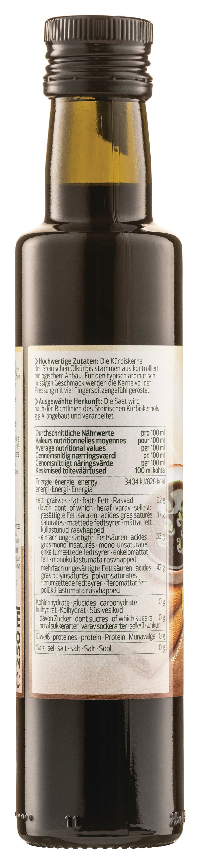 Kürbiskernöl steirische Art 250 ml
