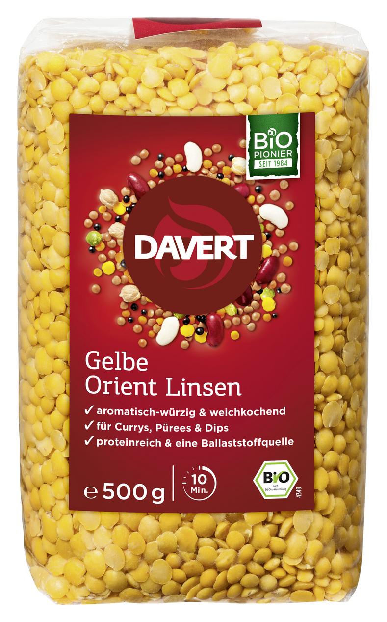Gelbe Orient Linsen 500 g