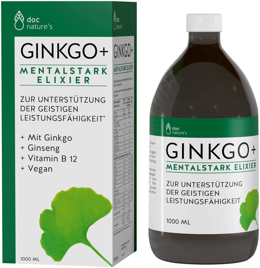 Ginkgo+ Mentalstark Elixier 1 l