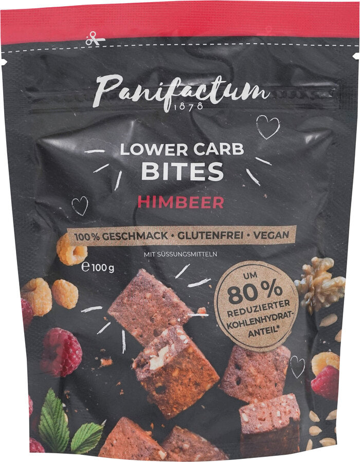 Lower Carb Bites Himbeer 100 g
