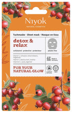 Schützende Tuchmaske detox & relax 1 Stk