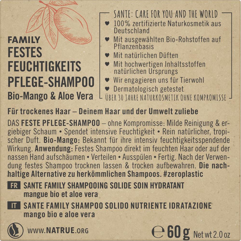 Festes Shampoo 2in1 Feuchtigkeit 60 g