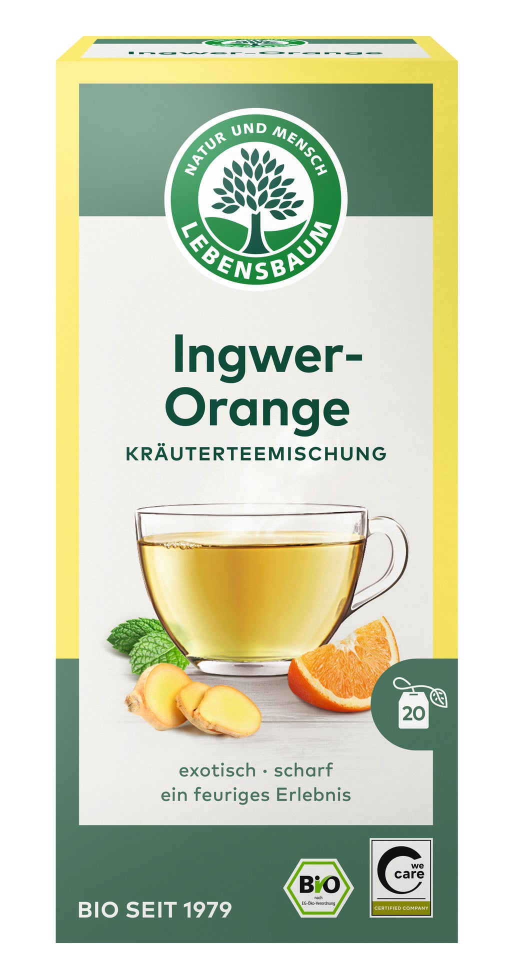 Ingwer-Orange Kräutertee 40 g