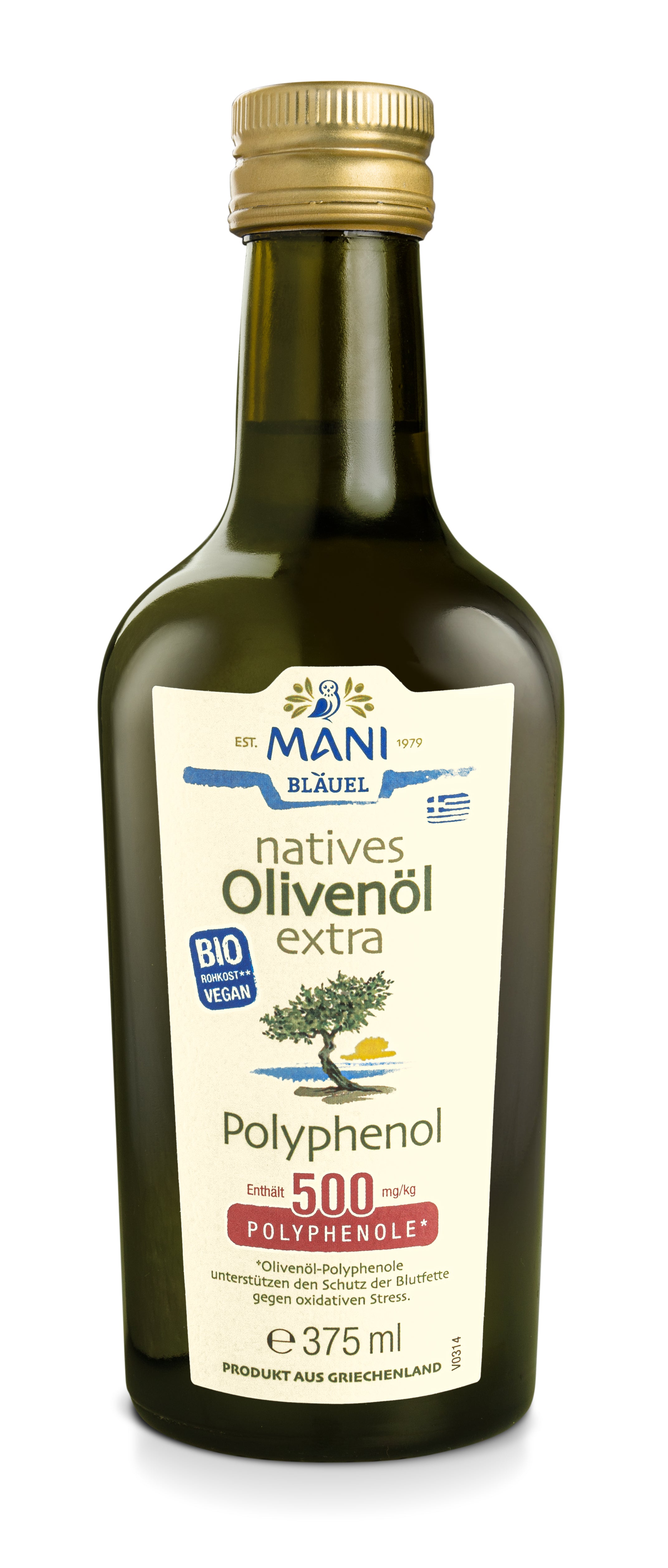Olivenöl nativ extra Polyphenol 375 ml