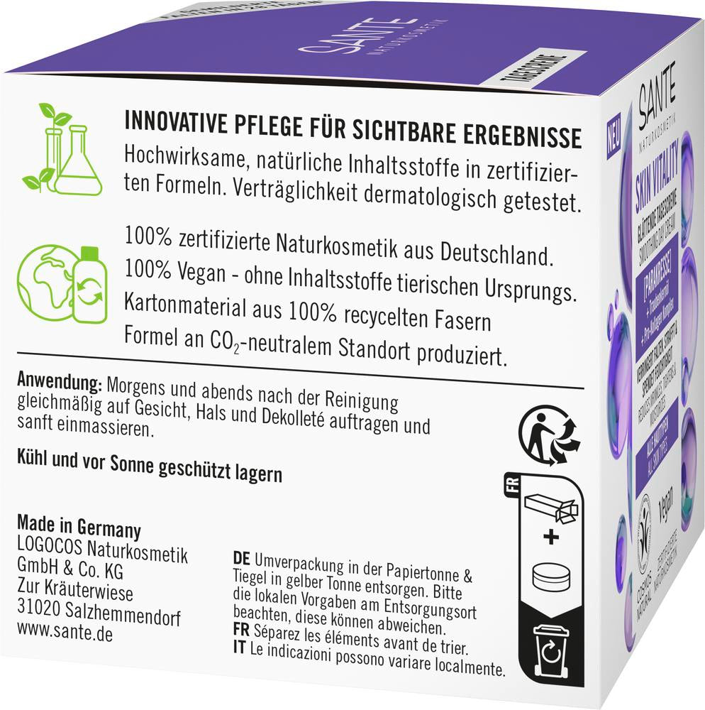 Glättende Tagescreme Skin Vitality 50 ml