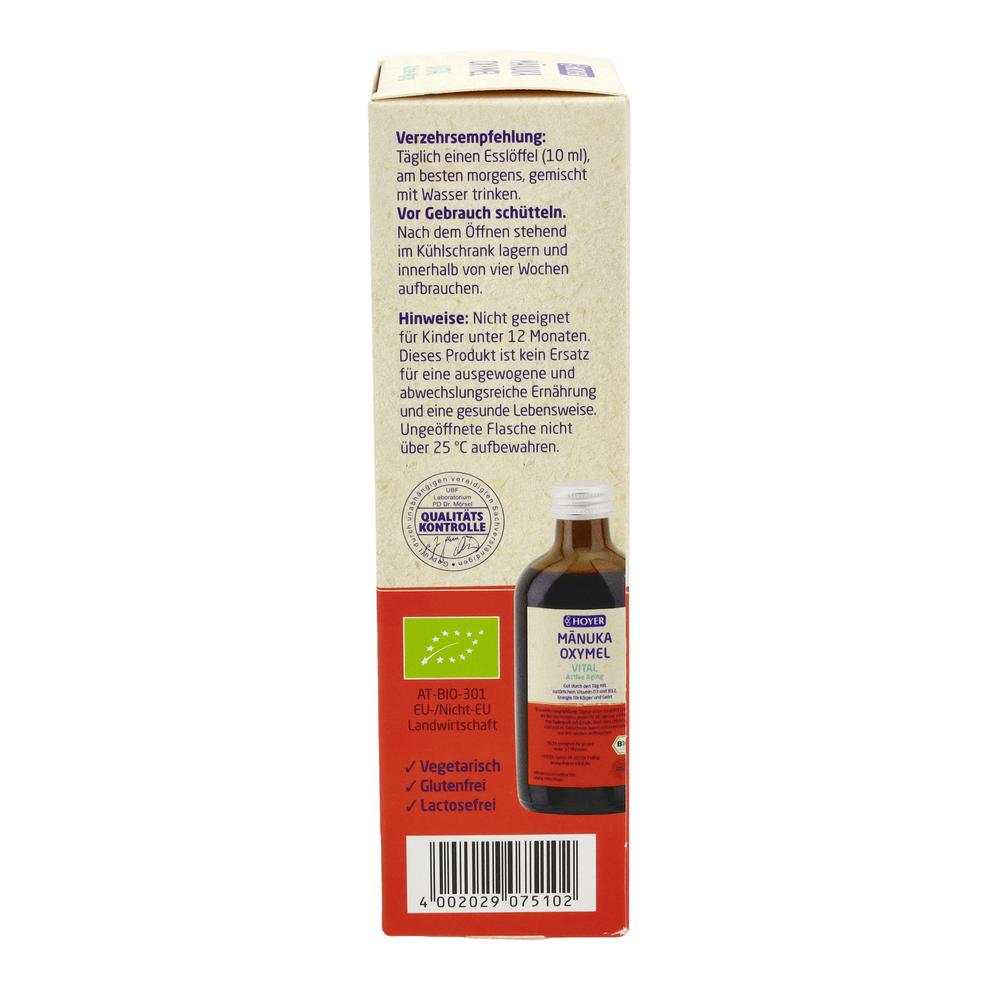 Manuka Oxymel Vital Active Aging 200 ml