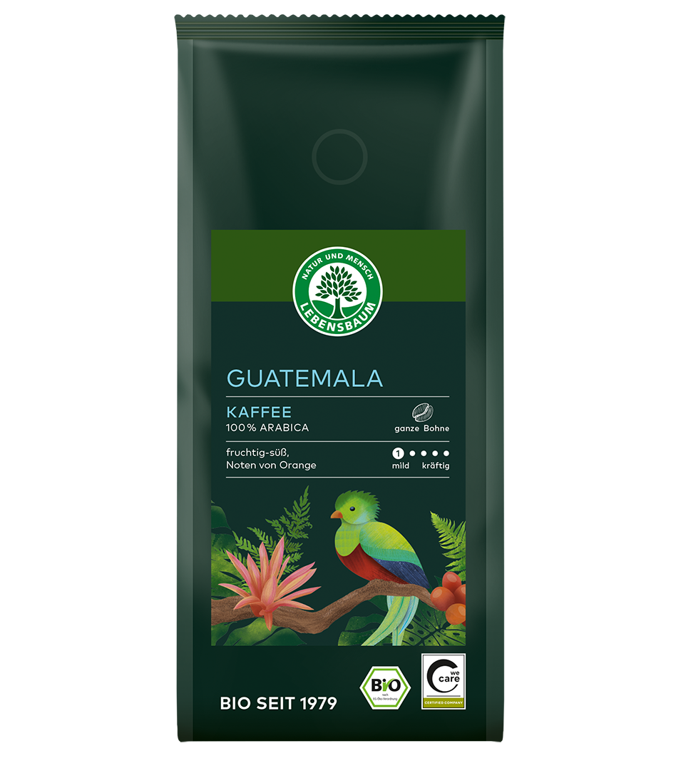 Guatemala Kaffee ganze Bohne 250 g