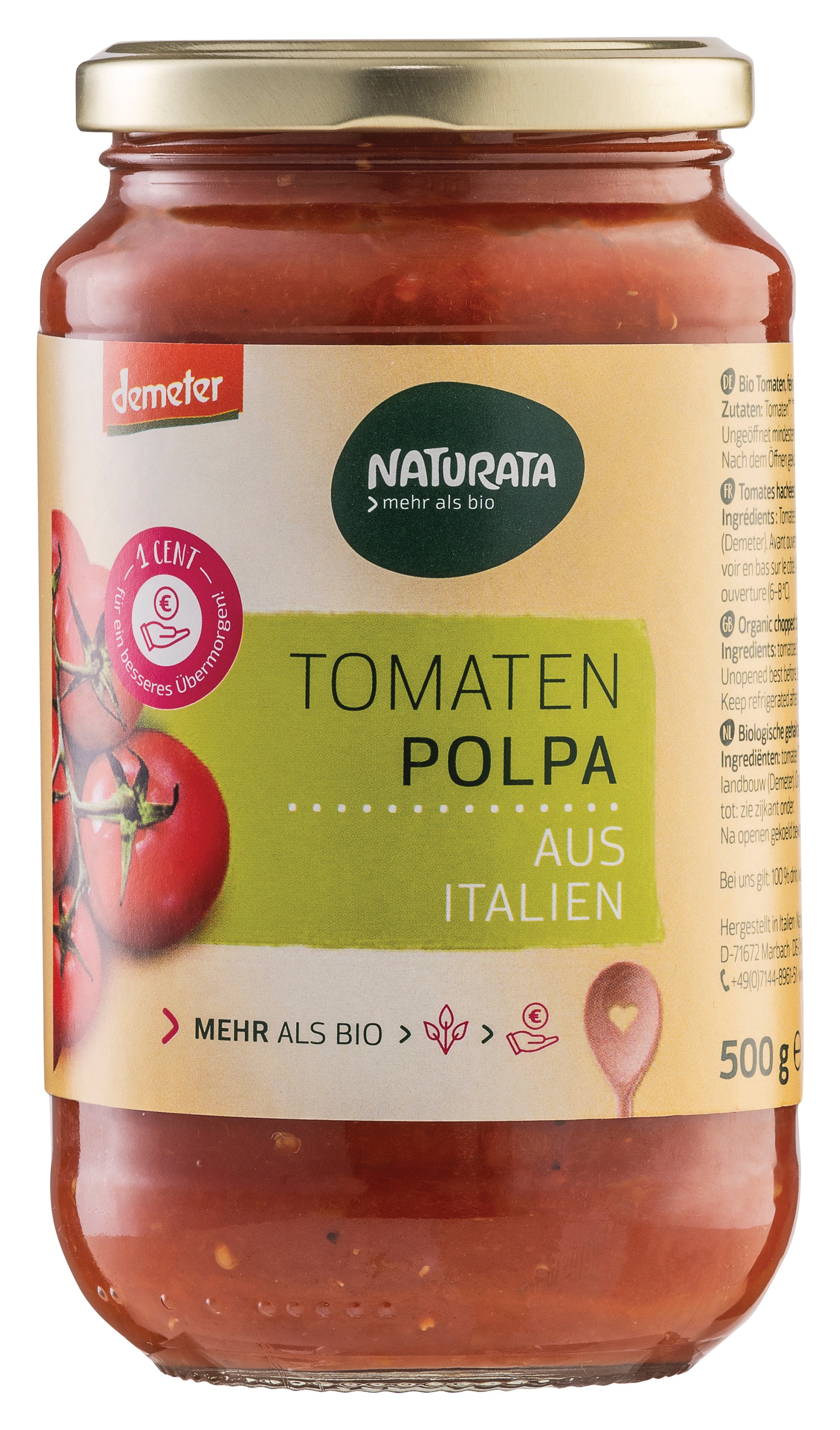 Tomaten Polpa demeter 500 g