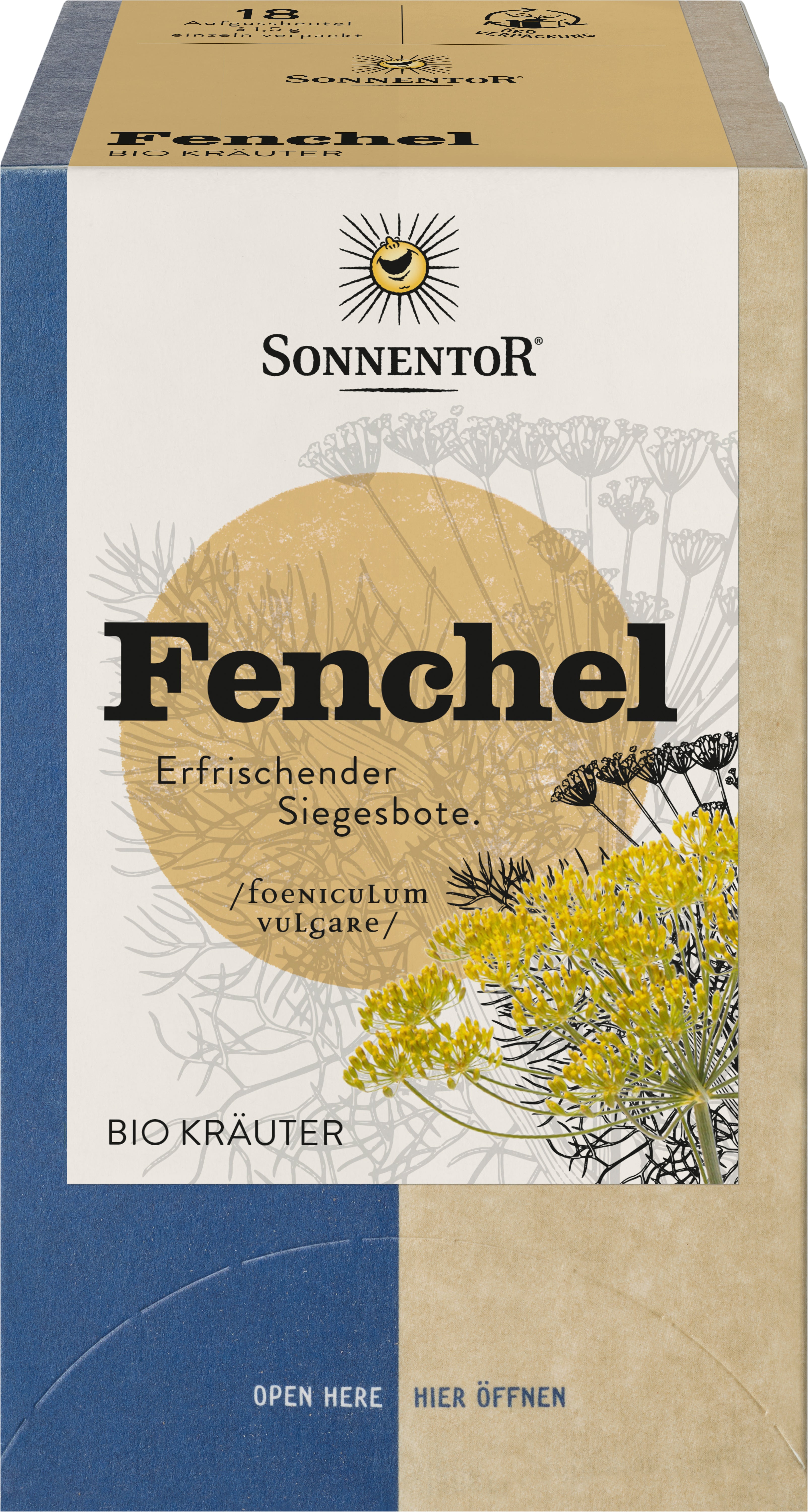 Fenchel Tee Doppelkammerbeutel 27 g