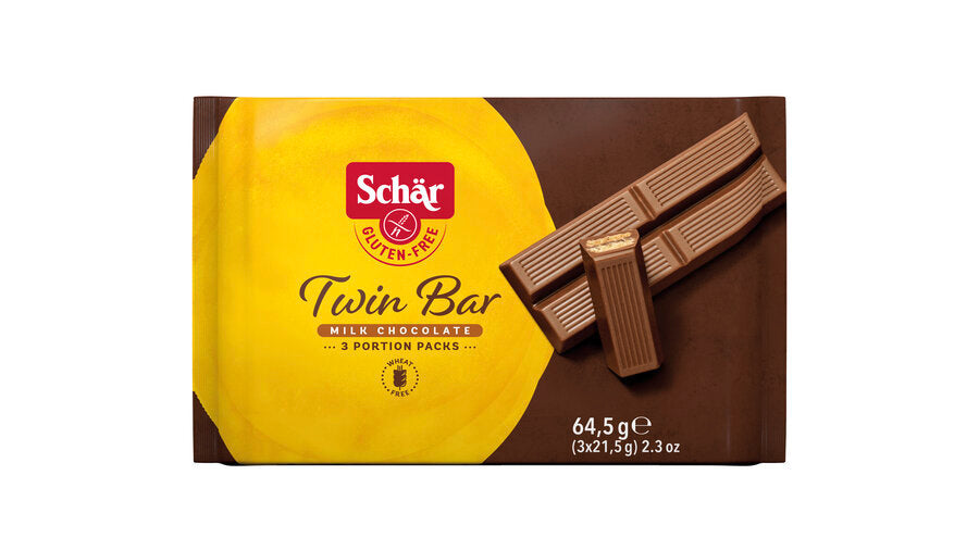 Twin Bar Waffeln mit Milchschokolade 64,5 g