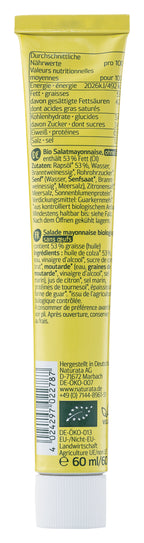 Vegane Mayo mit Rapsöl  Tube 60 ml