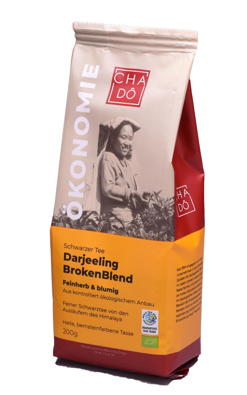 Darjeeling Broken Schwarztee Ökonomie 200 g
