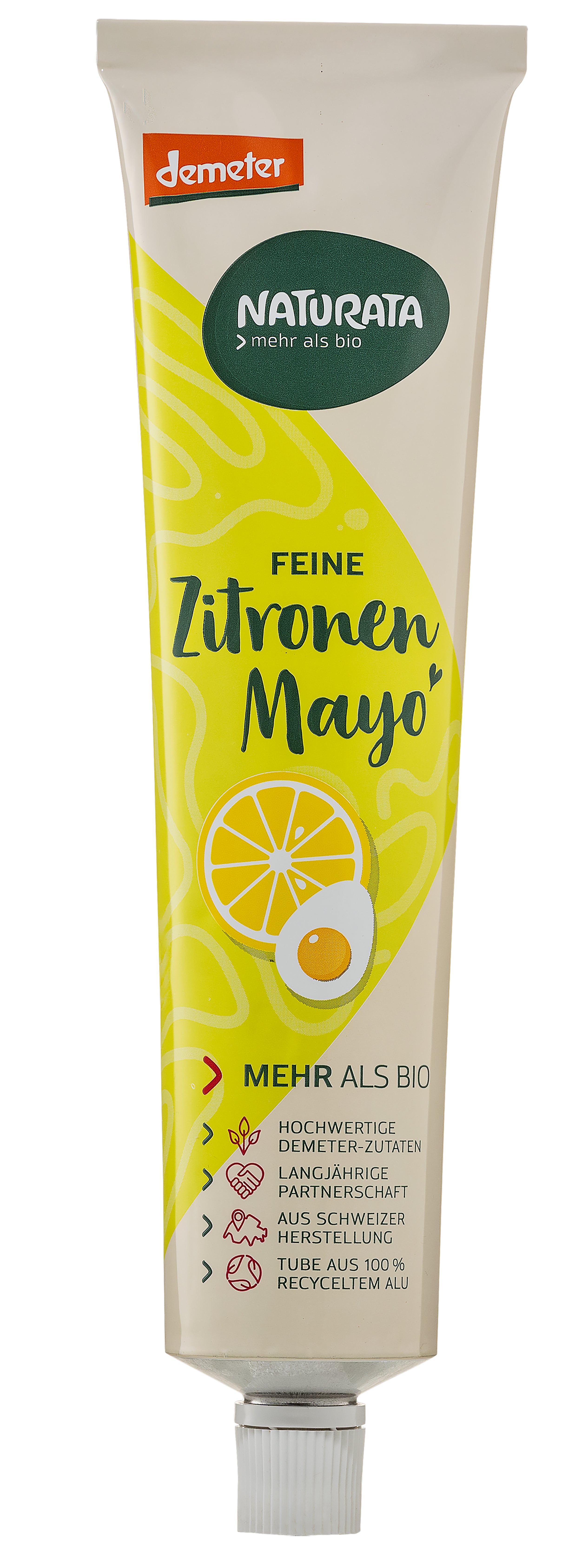 Zitronen Mayo demeter in der Tube 185 ml