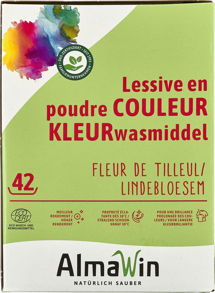 COLOR Waschpulver Lindenblüte 64 Waschgänge 2 kg