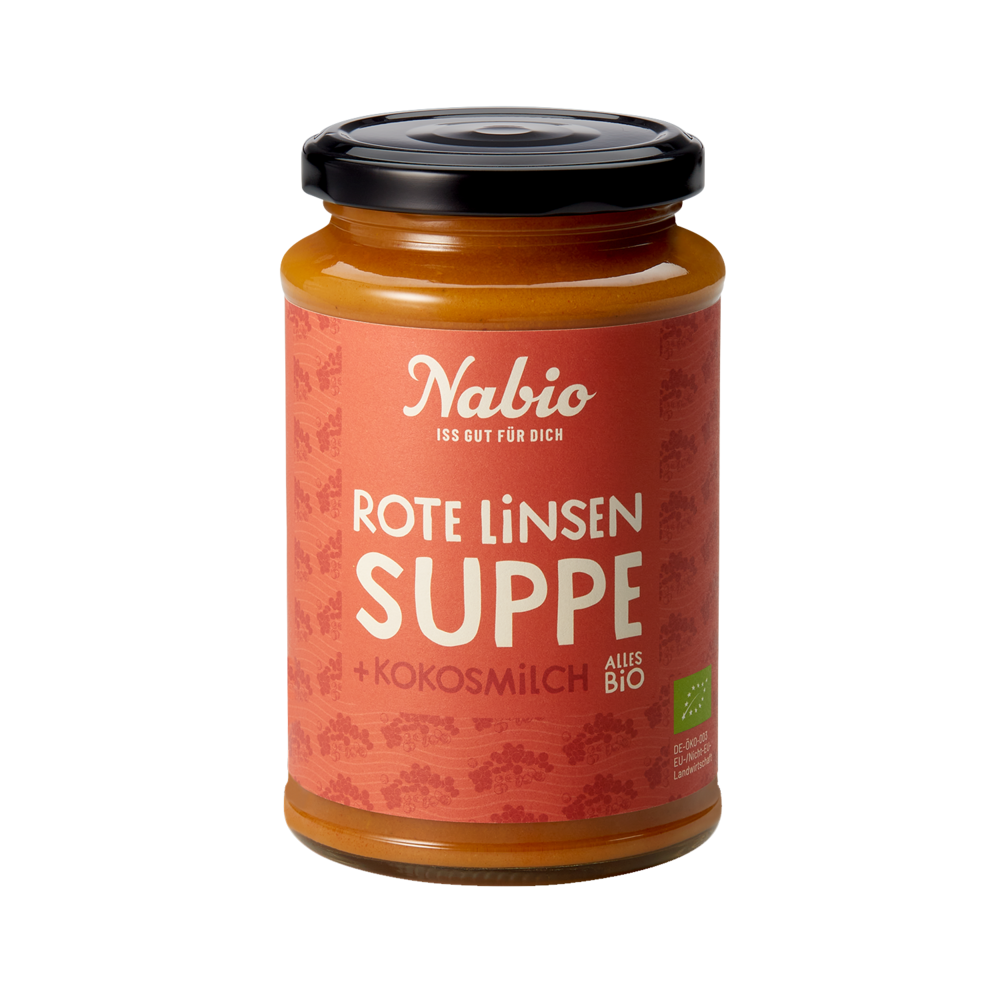 Rote Linsen Suppe + Kokosmilch 375 ml