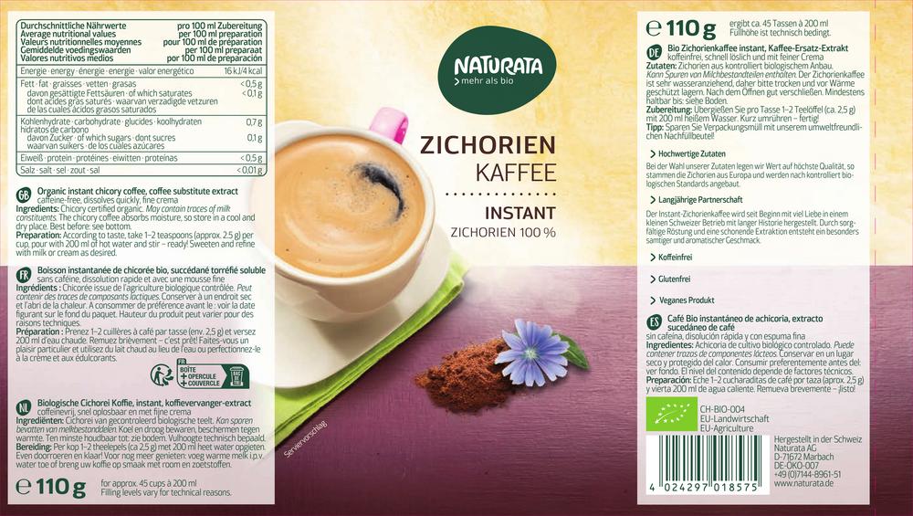 Getreidekaffee Instant Zimt & Kardamom Dose 125 g