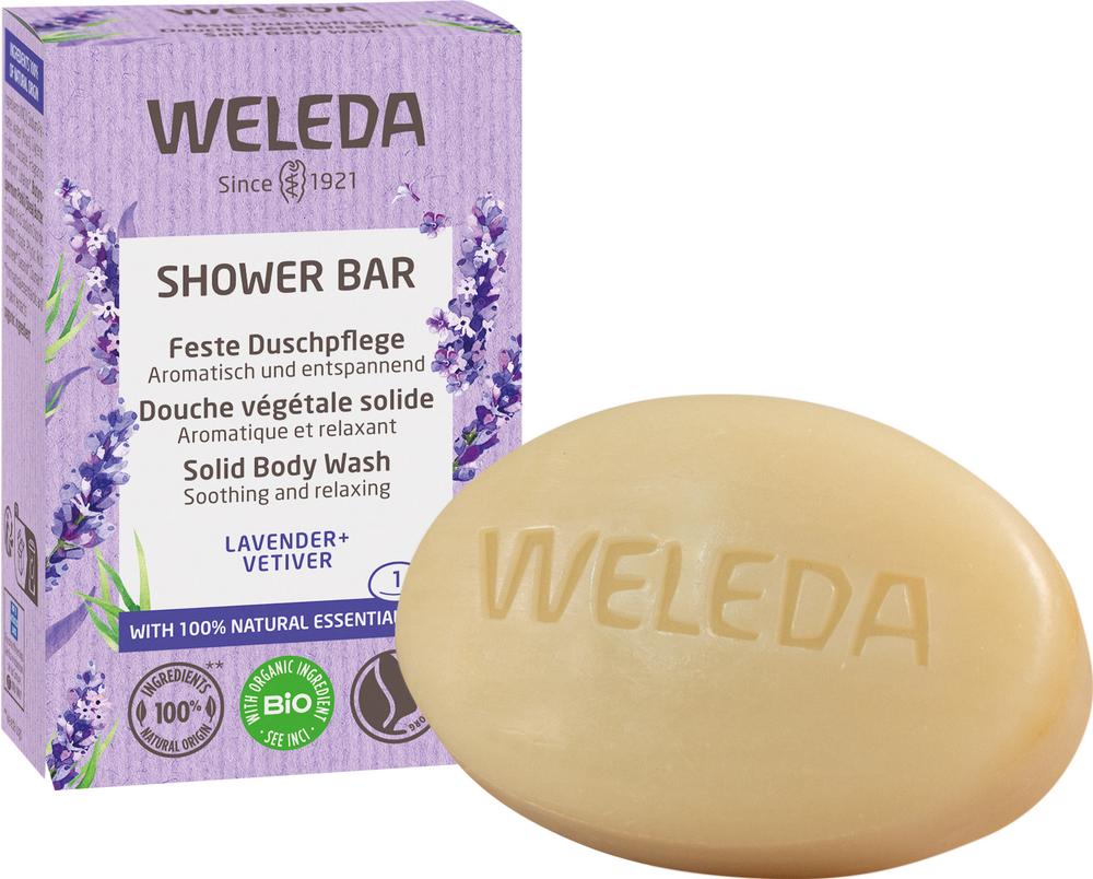 Shower Bar Feste Duschpflege Lavender + Vetiver 75 g