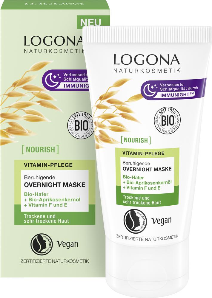NOURISH Beruhigende Overnight Maske mit BioHafer+V 50 ml