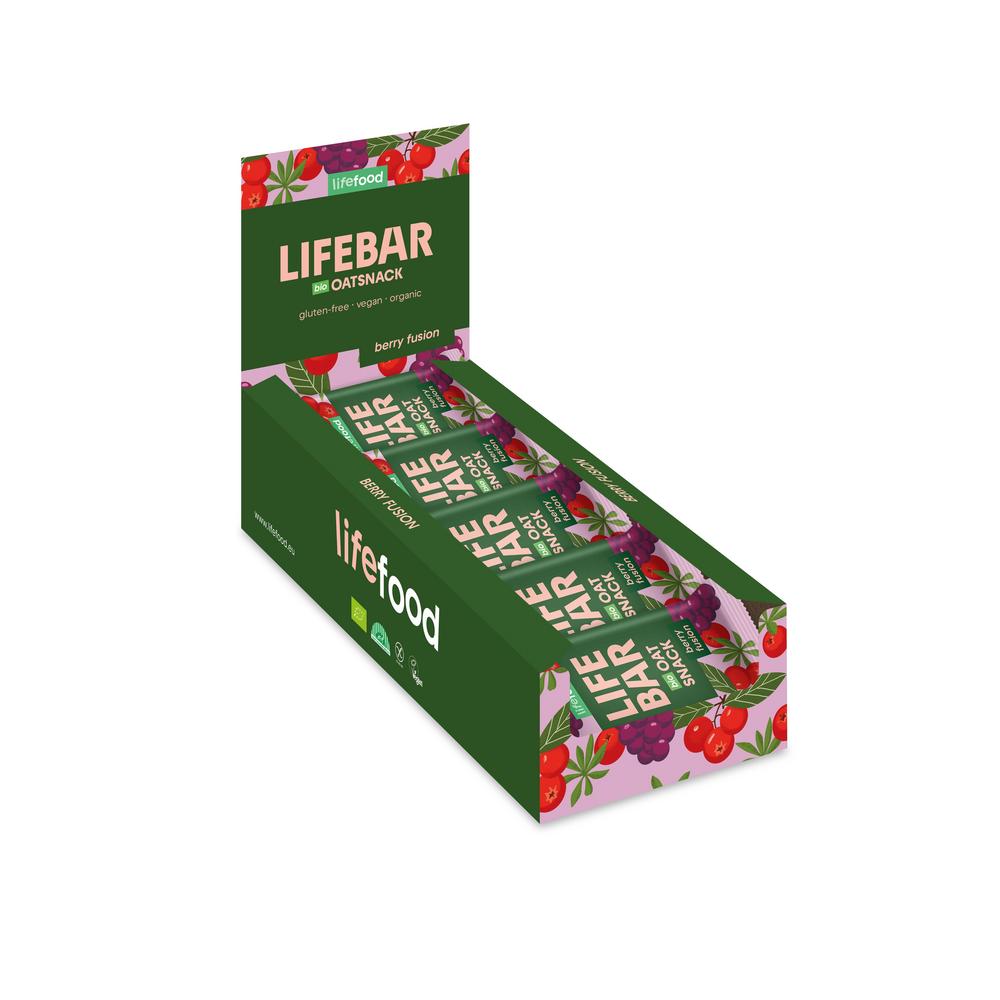 Lifebar Oat Snack Berry Fusion 40 g