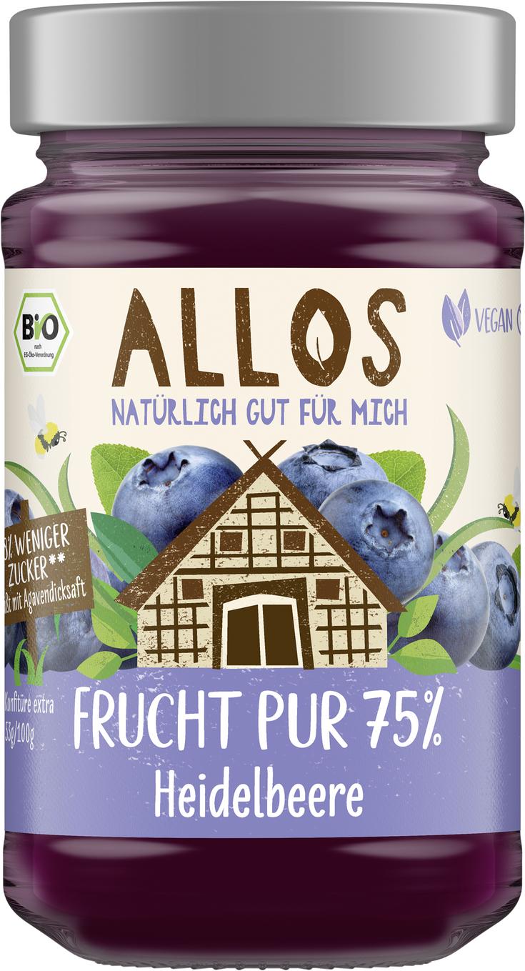 Frucht Pur 75% Aufstrich Heidelbeere 250 g