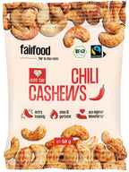 Faire Cashews mit Chili geröstet Snackbag 50 g