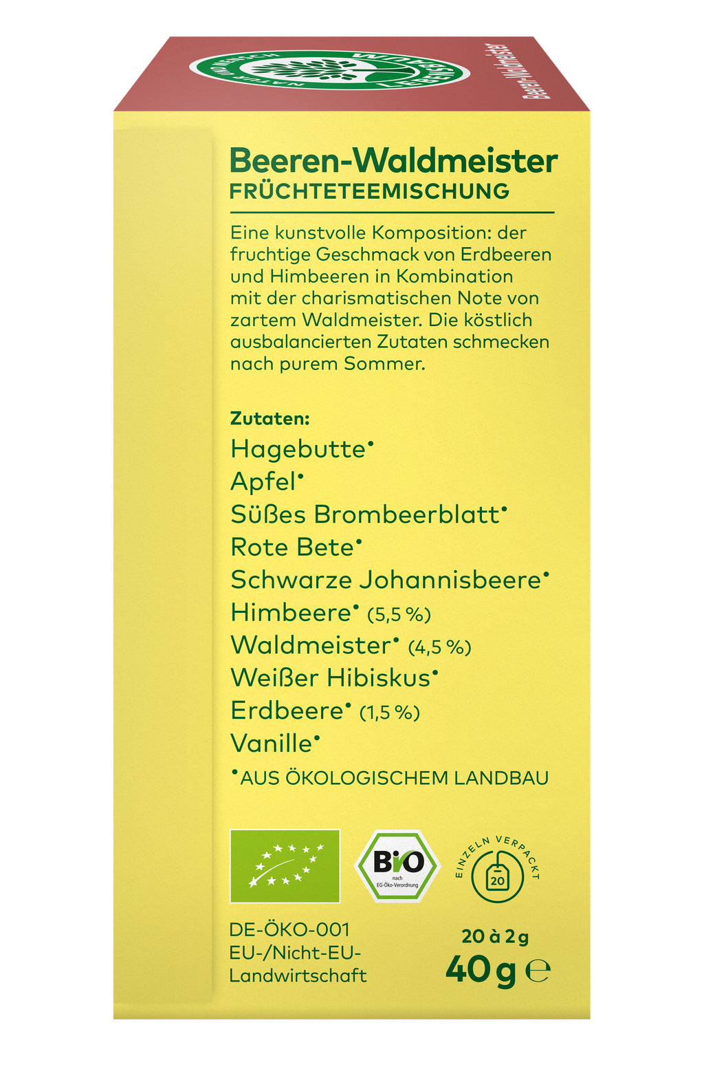 Beeren-Waldmeister Früchtetee 40 g