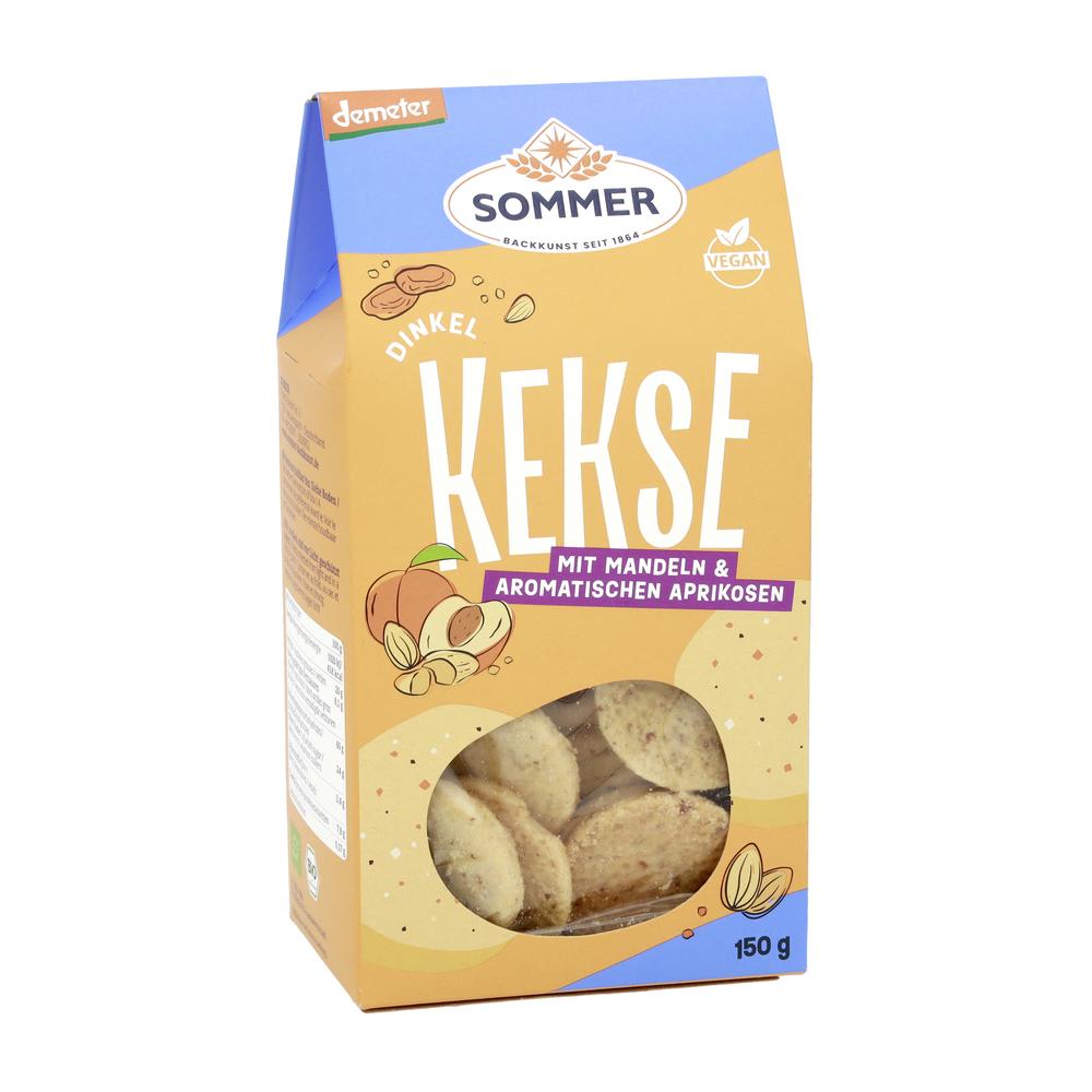Dinkelkeks Mandel-Aprikose demeter 150 g