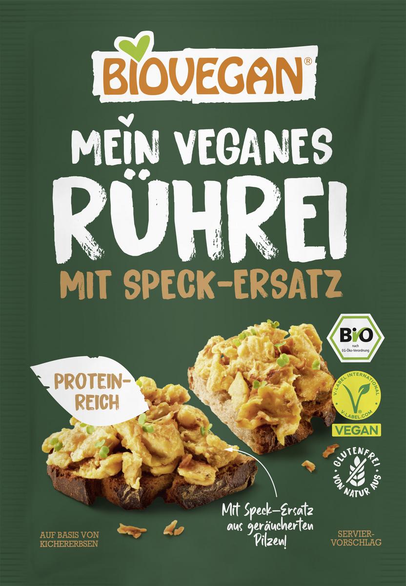Mein veganes Rührei mit Speck-Ersatz 50 g