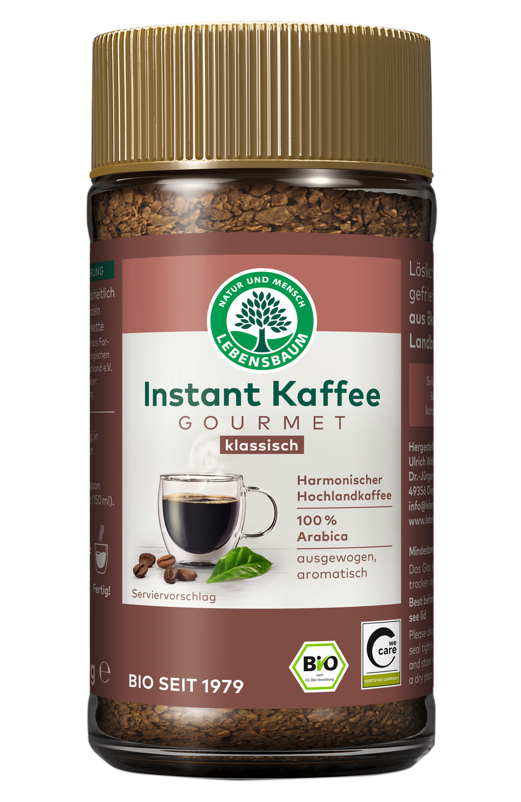 Gourmet Instant Kaffee 100 g