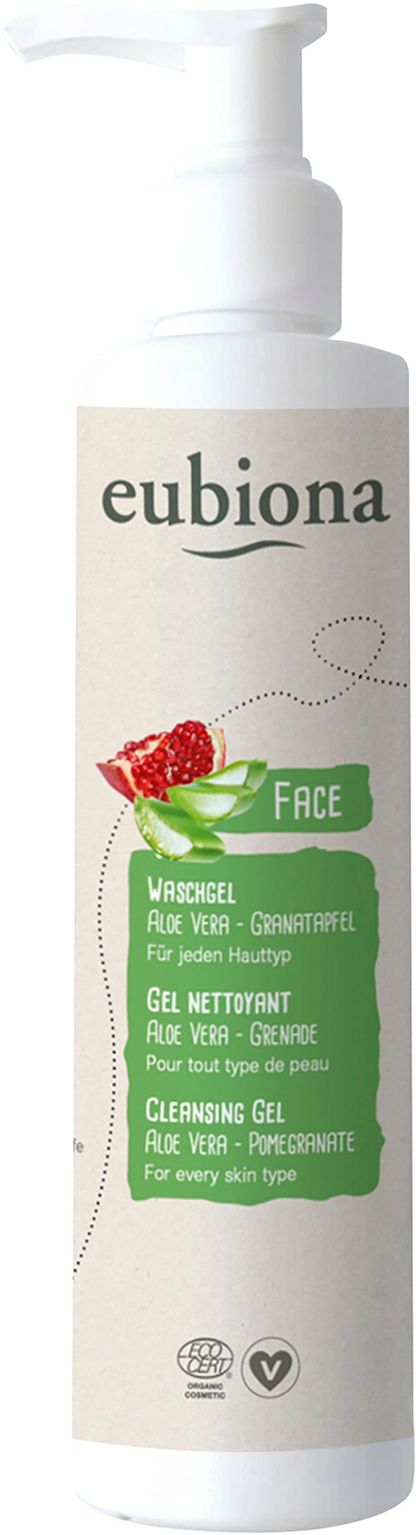 Waschgel Face Aloe Vera-Granatapfel 200 ml