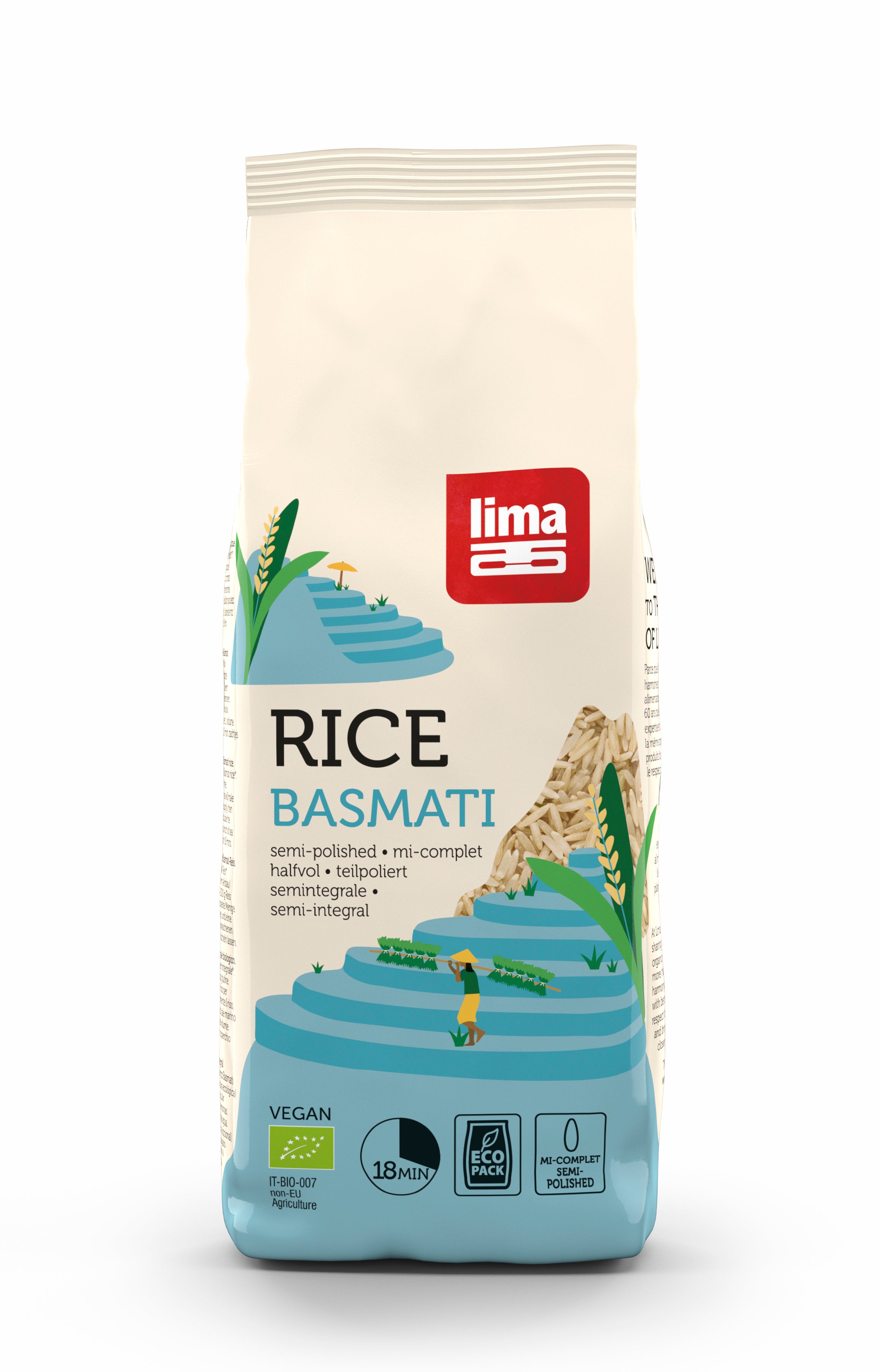 Basmati Reis  halb-poliert 500 g